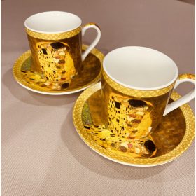 Gustav Klimt kávéscsészészett